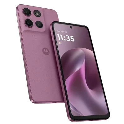 Motorola Moto G17 phone 256GB storage 4GB RAM 50MP camera - Pink